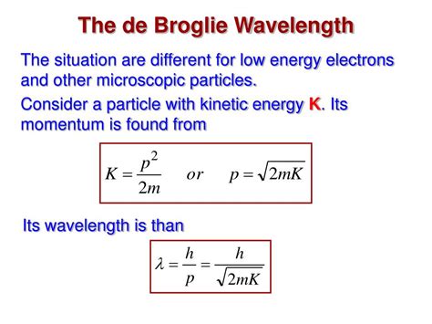 De Broglie Wavelength: Definition, Equation & How to Calculate.